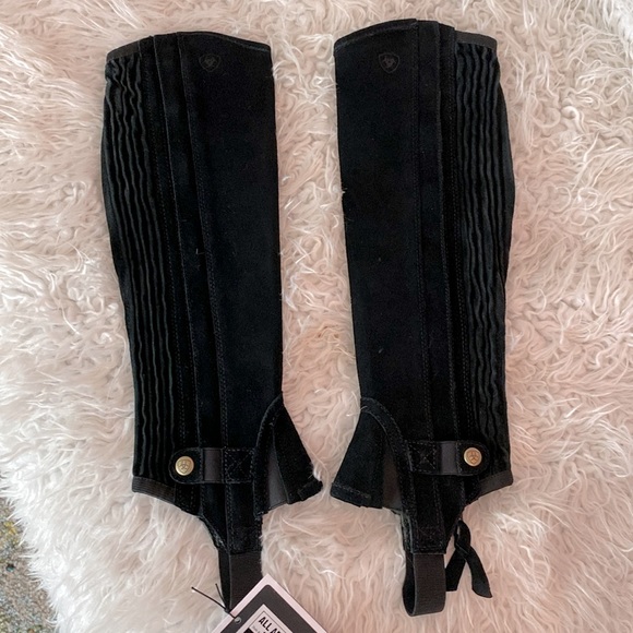Ariat Suede Half Chaps - size XS - new - Picture 2 of 8
